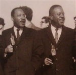 Photo of ML King, Jr, and David Abernathy