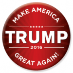 Donald Trump campaign button image