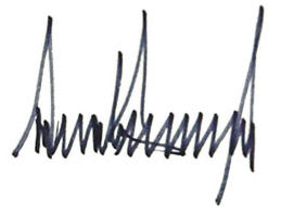Donald Trump signature image