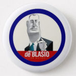 Bill de Blasio for Mayor Button image