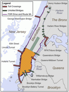 Congestion Pricing NYC Map image