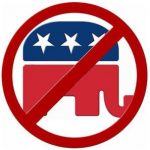 Republican Party Logo X Out image