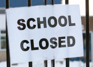 School Closed Sign Image