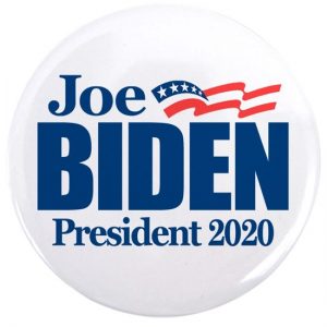 Joe Biden President 2020 button image