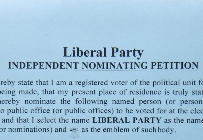 Liberal Party Endorses Ten Citizen-Candidates