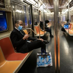 Man on a Subway 2020