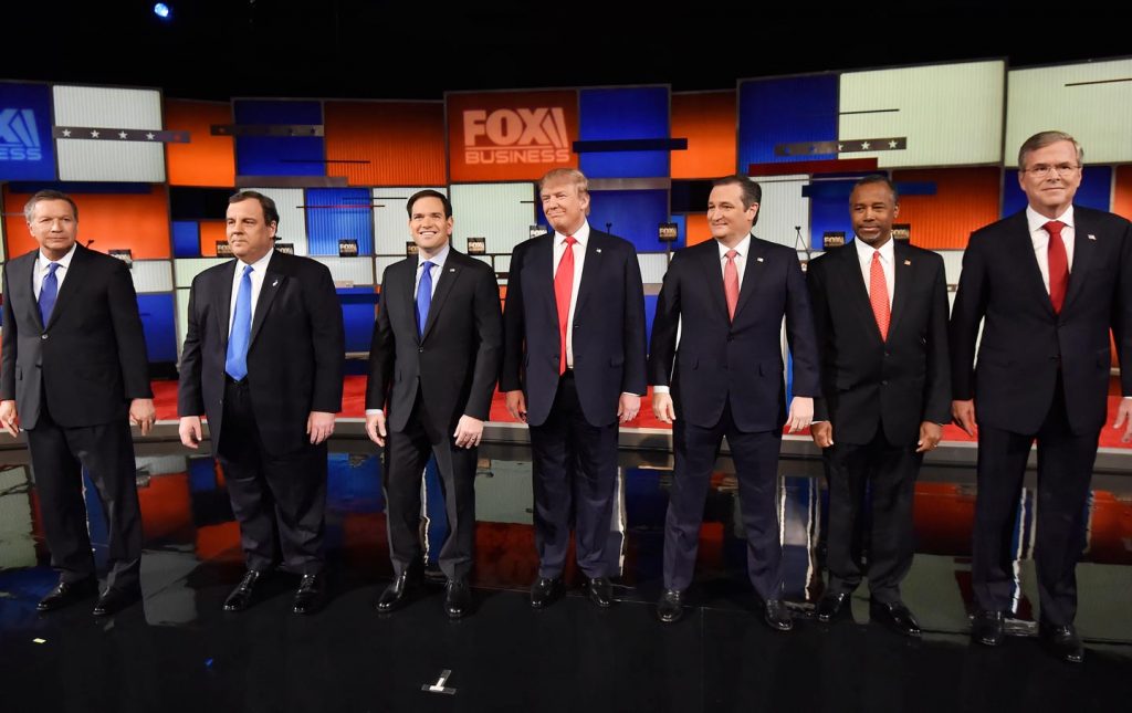 GOP 2016 Presidential Debate candidates photo