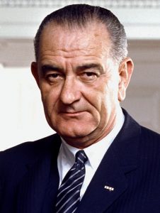 Photo of Lyndon b. Johnson