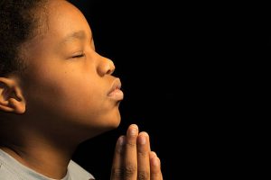 Black Child Praying image
