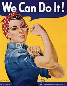 Rosie the riveter image