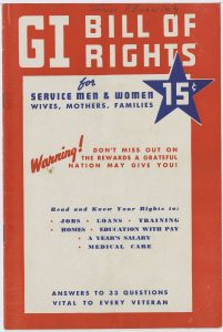 G.I. Bill of rights Ad Image