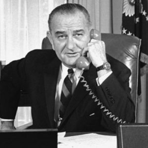 Lyndon B. Johnson on the Phone image - Leadership