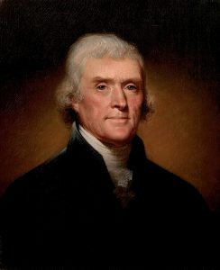 Thomas Jefferson image -AI