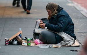 Homeless Person in NYC image
